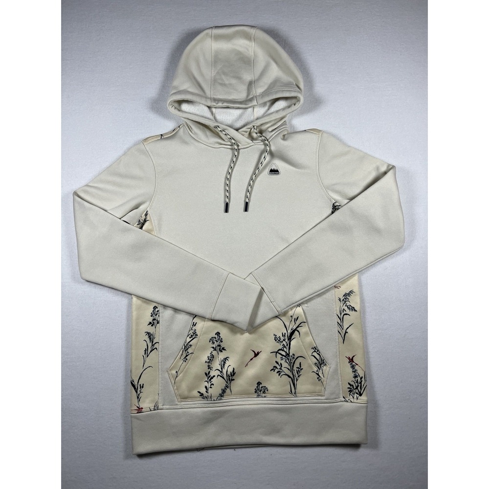Burton Womens Cream Champagne Long Sleeve Durable Hoodie Outdoor Size XS